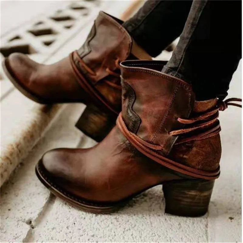 Lucia - Botas Western Vintage